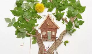 树叶贴画的主题名字 树叶贴画作品一等奖